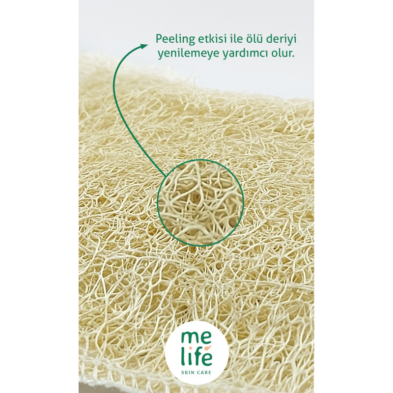 Melife Sabun Dolgulu Kabak Lifli Banyo Kesesi Aloe Veralı